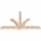 Ekena Millwork Redmond Smooth Timber Gable Bracket, Douglas Fir, 84"W x 53"H x 3 1/2"D x 5 1/2"F, 15/12 Pitch GBW084X53X0406RED00SDF - alternate 3